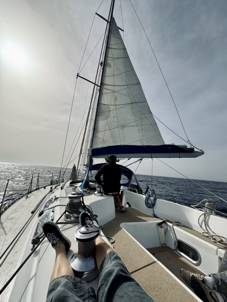 Sailing the Atlantic Ocean
