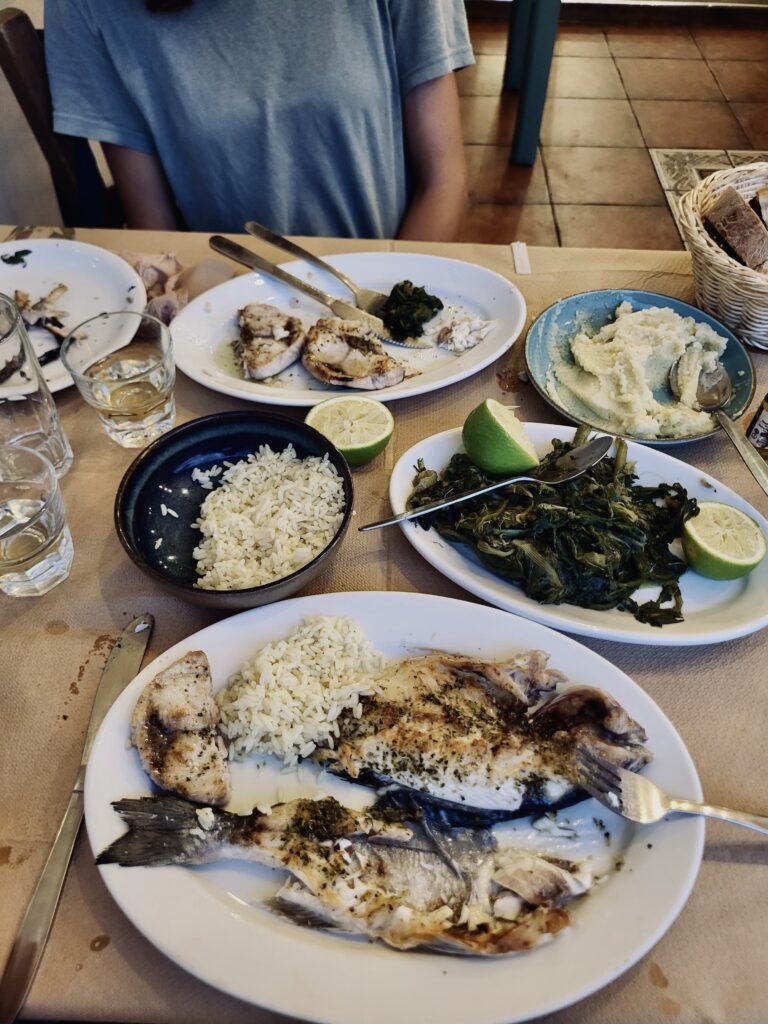Fish restarant in Greece