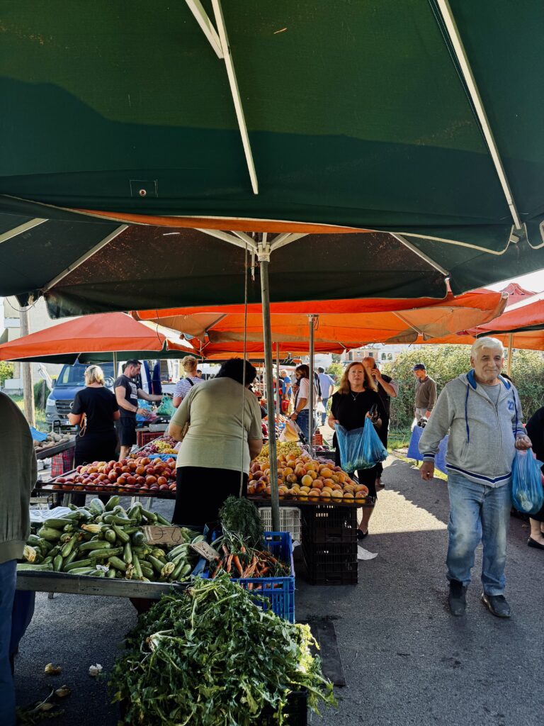 Farmer's market in Greece