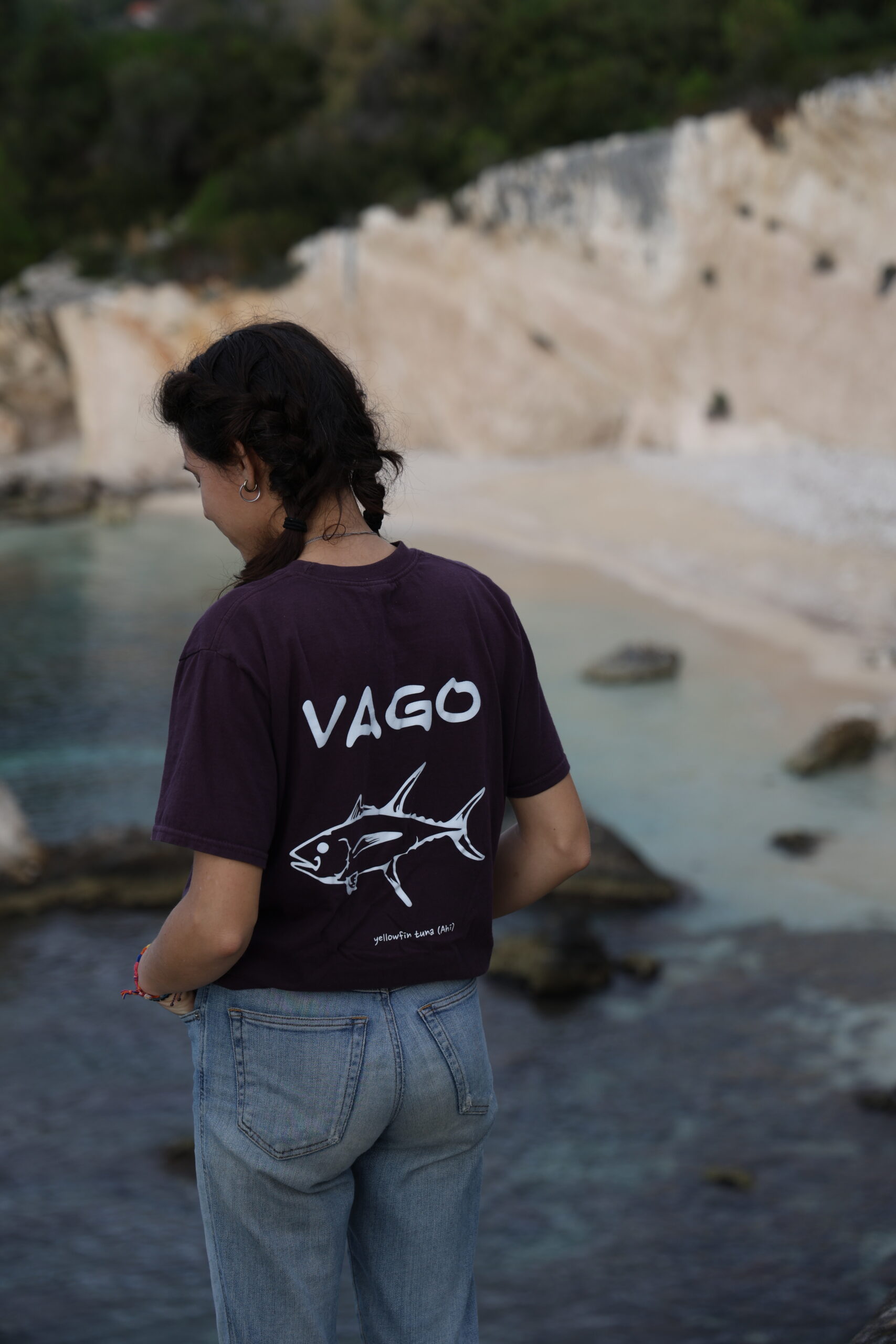 VAGO T-SHIRT Plum