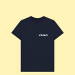 VAGO T-SHIRT BLUE NAVY