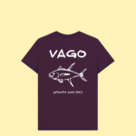 VAGO T-SHIRT DARK PLUM