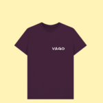 VAGO T-SHIRT DARK PLUM
